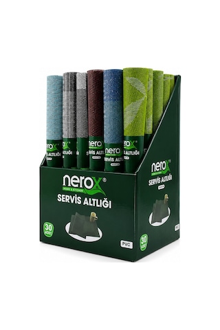 Nerox Nrx-0672 Kare Pvc Amerikan Servis Altlığı - Supla- 30'li Paket Diğer