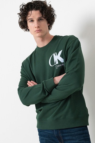Calvin Klein Erkek Sweatshirt Haki