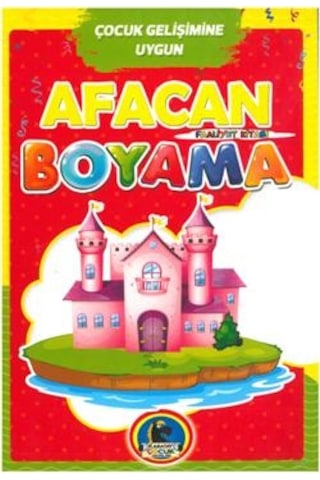 4e Boyama Kitabı Afacan Renkli Örnekli 4