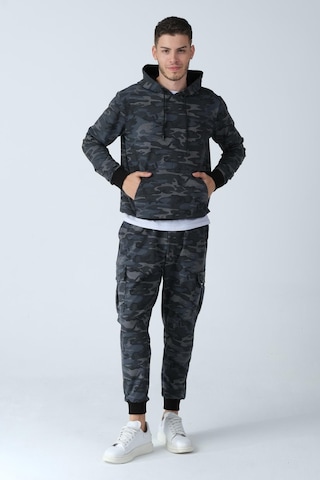 Alexander Gardi Alexandergardı Kamuflaj Desenli Kapüşonlu Sweatshirt E21-72100 001