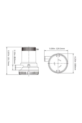 Seaflo Sintine Pompası 2000 GPH 12V