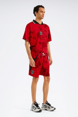 Reebok Street Sport Ftbl Shorts Kırmızı Erkek Şort 000000000102352843 Kırmızı-sıyah