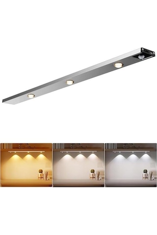 Cm 103 Dekoratif Şarjlı Hareket Sensörlü Led Aydınlatma 500x35x10mm Beyaz