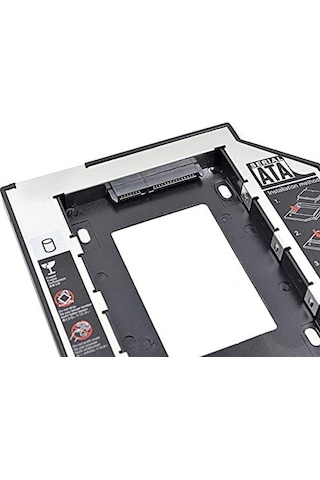 Al-4716 Sata Hdd Harddisk Caddy Kızak Kutu Ssd Notebook , İkinci Hdd Takma, 9.5 Mm