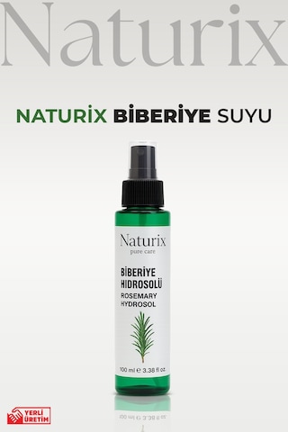 Naturix Doğal Dökülme Karşıtı ve Saç Uzamasını Biberiye Suyu 100 ML