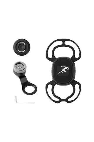 Bisiklet Kök Telefon Tutucu Sürme Bisiklet Cep Telefonu Montaj Braketi Silikon Sabitleme Tutucu