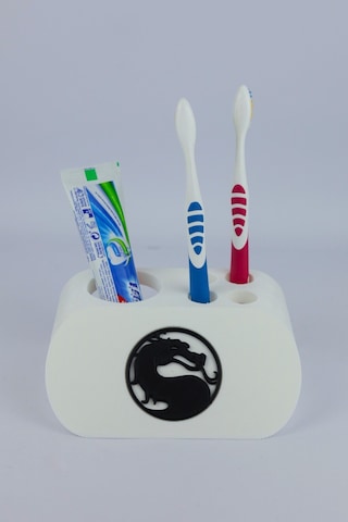 Mortal Kombat - Dekoratif Diş Fırçalık Beyaz