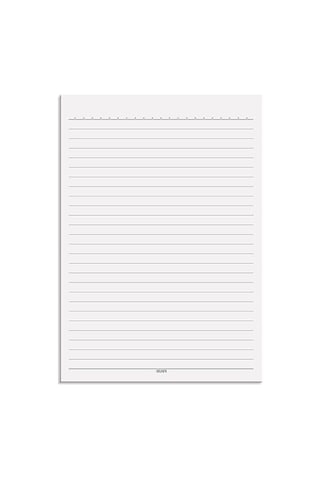 A5 Kraft Kapaklı Spiralli Defter - 140 Sayfa Çizgili Açık Gri