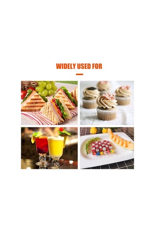 Youtek 100 Adet Bambü Meyve Çubuğu - Renkli Çilek Desenli, Kokteyl Ve Tatlı Servisi İçin Güvenli Ve Estetik Diğer