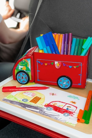 Faber-Castell Eğlenceli Keçeli Kalem, Kamyon,43'lü