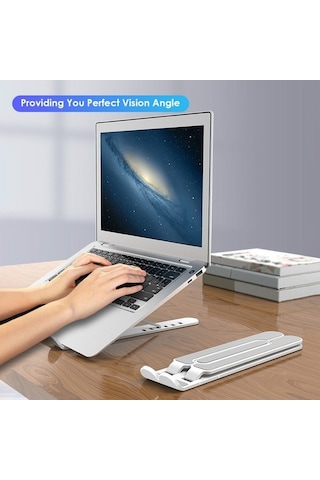 Didadodo 6 Seviyeli Katlanabilir Dizüstü Standı - Ofis & Ev Kullanımı Taşınabilir Stand