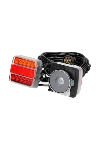 Led Römork Stop Lambası 7 Pin Set Mıknatıslı 7,5m - 12v-87