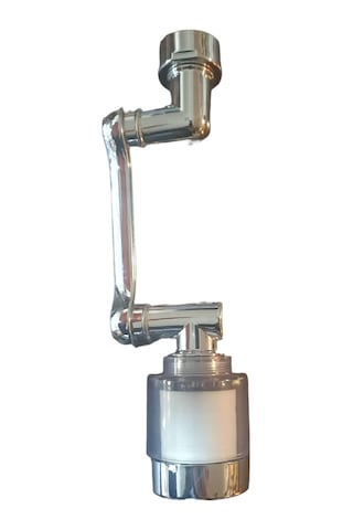 1080 Derece Dönebilen Plastik Filtreli Musluk Ucu Krom Renk