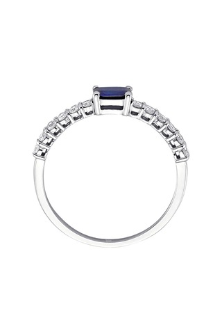 Sirius Pırlanta Ve Baget Kesim Safir Taşlı Yüzük 0804R0321