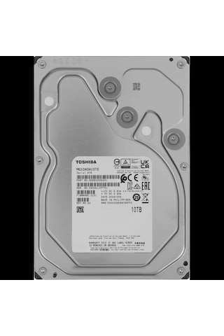 Toshıba Enterprıse, Mg10ada10te, 3.5", 10tb, 512mb 7200 Rpm, 7/24 Güvenlik, Data Center, Nas, Server
