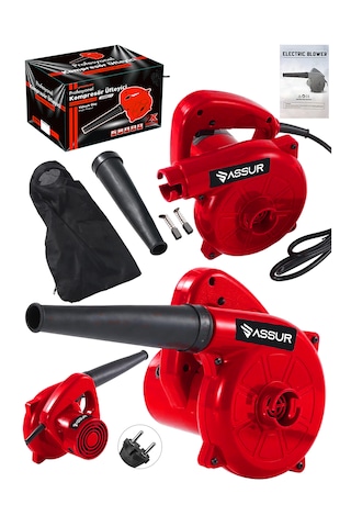 Assur ASR811 450W Elektrikli Hava Üfleme Kırmızı