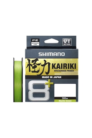Shimano Kairiki + 8x 300 Mt Mantis Green İp Misina 0.10mm