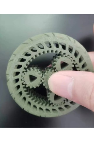 Stres Çarkı Planet Dişli Mekanizma Pla Malzeme 6.5 Cm, Siyah/beyaz/gümüş Gri 3d Yazıcı