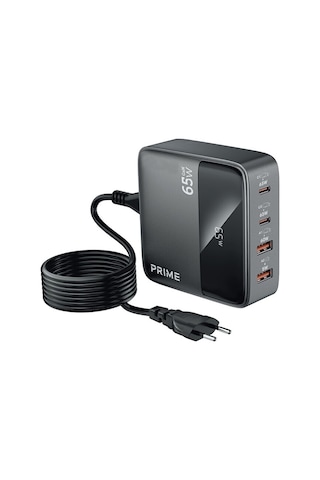 65w Gan Hızlı Şarj Adaptörü 2xusb Pd Qc3.0 2xtype-c Laptop