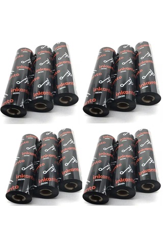 110mm X 74m 12 Adet İnkanto Resin Ribon Axr-1