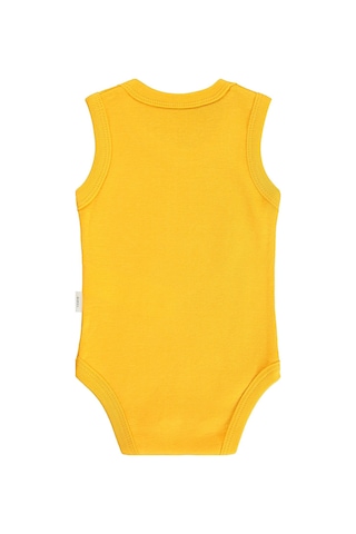 Civil Baby Little Bear Baskılı 1-36 Ay Çıtçıtlı Badi - Hardal