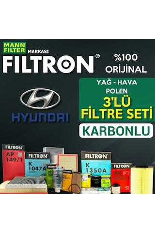 Hyundai Ix35 1.6 Mann Filtron Filtre Bakım Seti 2010-Sonrası