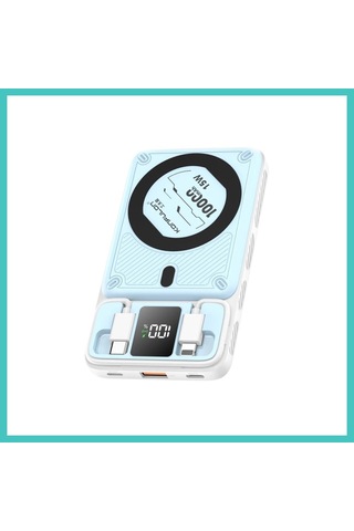 Ny Joy Konfulon M25w 10.000 Mah 20w Pd Magsafe Powerbank - Mavi Nyjoybz