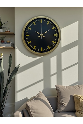 Vintage 40 Cm Metal Modern Duvar Saati Eskitme