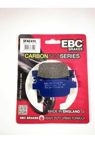 Ebc Sfac415 2022-2025 Honda Adv 350 Uyumlu Arka Fren Balatası Karbon Balata
