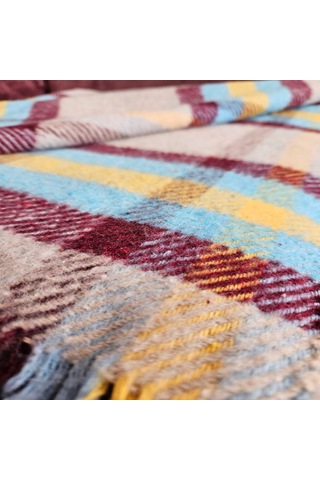 Çift Kişilik Pamuklu Battaniye 180x200 Cm 5039