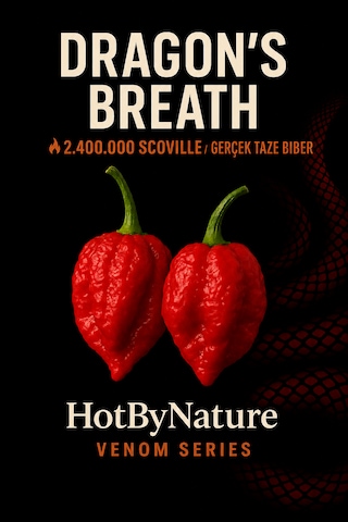 Dragons Breath Pepper / 2.5 Milyon Scoville - Gerçek Taze Acı Biber