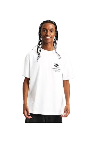 Vans Stacked Hi Ss Tee Erkek Beyaz T-shirt - Vn000pew