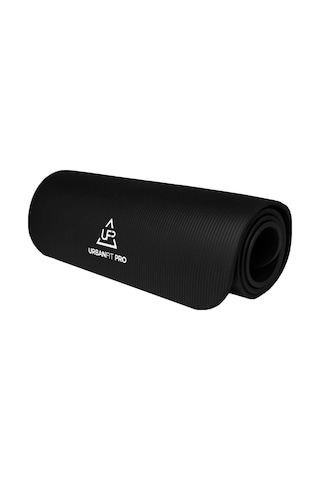 10 Mm Kalınlıkta Kaymaz Premium Yoga Ve Pilates Matı Egzersiz Spor Minderi 185 X 61 Cm İthal Siyah