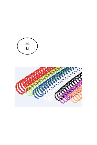 4:1 25 Mm Helezon Spiral 50 Li Şeffaf Tel Diğer
