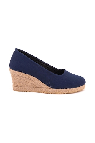 Star Tombis Lacivert Lacivert Keten Espadril Dolgu Topuk Dolgu1001-2905 Lacivert