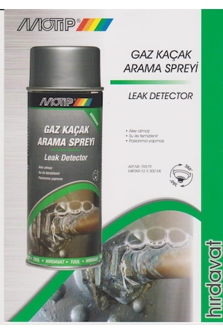 Motip Gaz Kaçak Arama Spreyi - Leak Dedector 300 ML