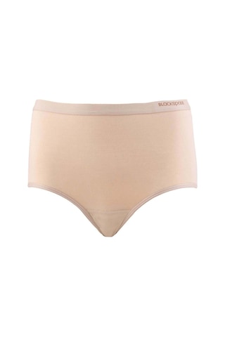Blackspade 1307 Kadın Pamuklu Yüksek Bel Slip Külot-ten Ten Rengi