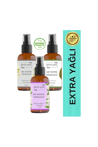 Deep Hair Hidrosol Seti - Papatya, Defne Ve Mersin Suyu 3 X 100ml Deep Hair Hidrosol Seti - Papatya, Defne Ve Mersin Suyu 3 X 100ml