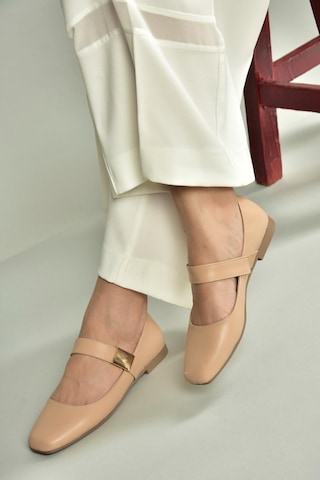 Fox Shoes U726454509 Ten Kadın Babet Ten-suni Deri