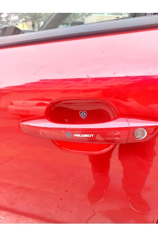 Peugeot Marka Araçlar İçin Kapı Kolu Çizik Önleyici 8'li Set