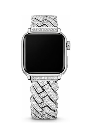 Apple Uyumlu Watch  44/45/46/49mm Kordon Taşlı İnce Metal Kordon 103 2/3/4/5/6/se/7/8/9/10/11/ultra