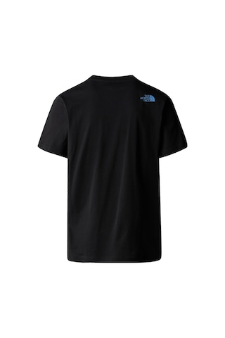 The North Face M S/s Mountain Line Tee Erkek T-shirt-28137-siyah Siyah