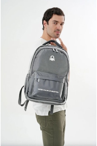United Colors Of Benetton Unisex Sırt Çantası 20973 Gri
