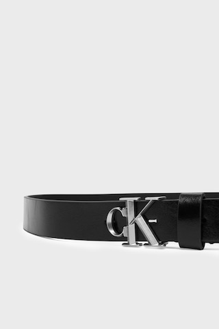 Calvin Klein Deri Logolu Kemer Lv04f7122gr3h Bayan Kemer Lv04f7122g R3h Siyah
