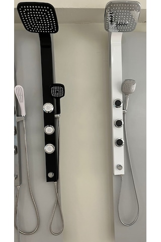 Sam Banyo Elmas Duş Seti Beyaz