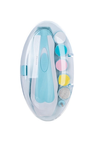 Dora Dobu Altı Bir Arada Bebek Elektrikli Tırnak Cilası, Yeni Doğan Tırnak Cilası Kesici, Pil İle Birlikte Gelir 6408 Mavi Pil Gönderildi