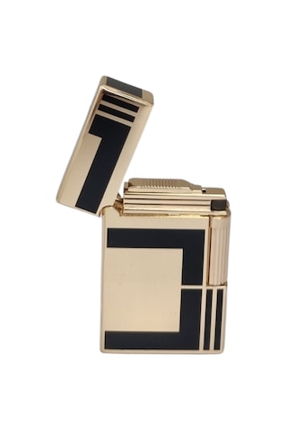 Vindiesel Soft Flame Siyah-gold Desenli Çakmak - Tr7702