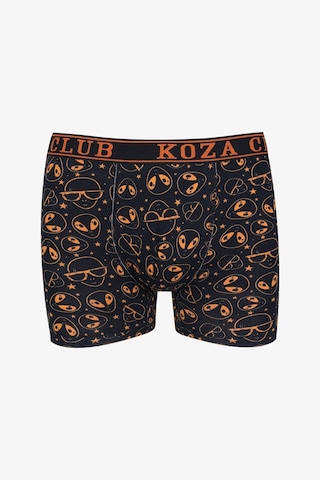 Koza İç Giyim Erkek 3'lü Pamuklu Likralı Boxer Ko9003bx-8 Siyah