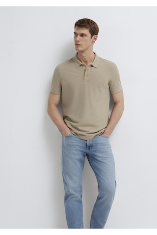 Mavi - Bej Polo Tişört 064946-80697