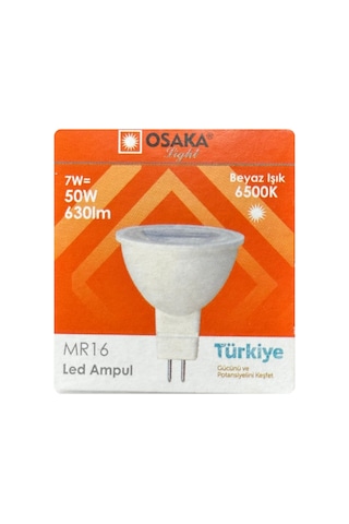 7w 50w Beyaz Işık 6500k Mr16 G4 Led Ampul, 6 Adet Diğer